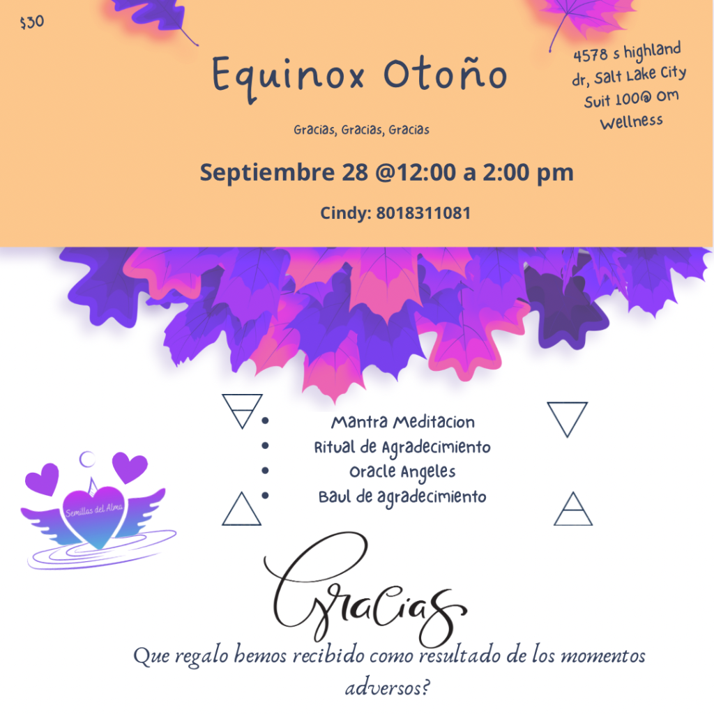 Equinox Otoño 2024 Agradeciendo con amor